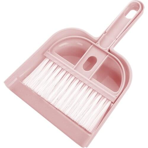 Mini Cleaning Brush Small Broom Dustpans Set Desktop Sweeper Garbage Cleaning Shovel Table Household Cleaning Tools