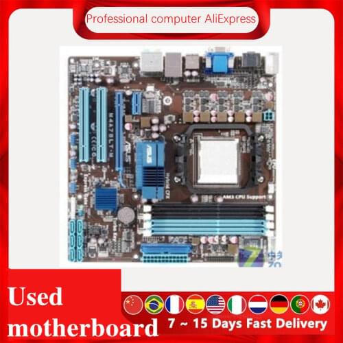 For Asus M4A78LT-M Desktop Motherboard 760G 760L Socket Socket AM3 DDR3 Original Used Mainboard