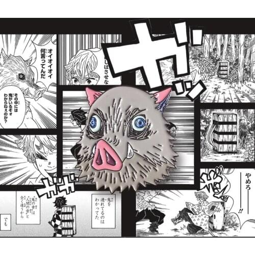 New cosmile Demon Slayer Kimetsu no Yaiba metal Badge Brooch Pin Gift new creative fashion hot