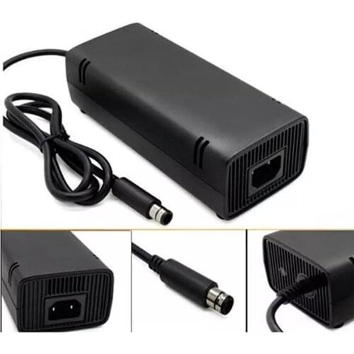 Mini Sealed AC Brick Adapter Power Supply for Xbox 360 Slim With Charger Cable 135W Universal 110-220V Wide Voltage Low Nois
