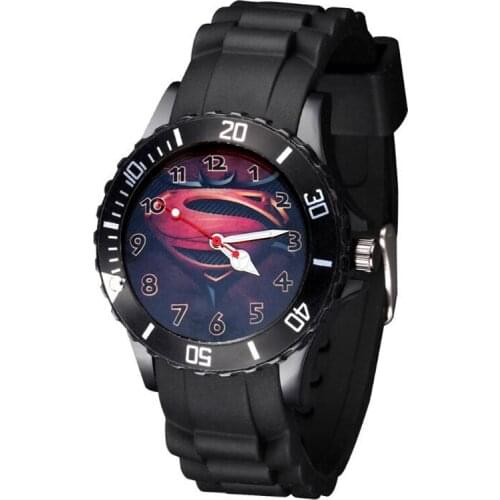 Fashion Cartoon style Womens Childrens Watches Kids Student boys girls Quartz Silicone strap Wrist Watch JE13