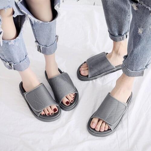 Open-Toe Mens Slipper Summer Outdoor/Indoor Fashion Shoes Male Paste Upper Slippers Comfortable Unrestricted Height Footwear