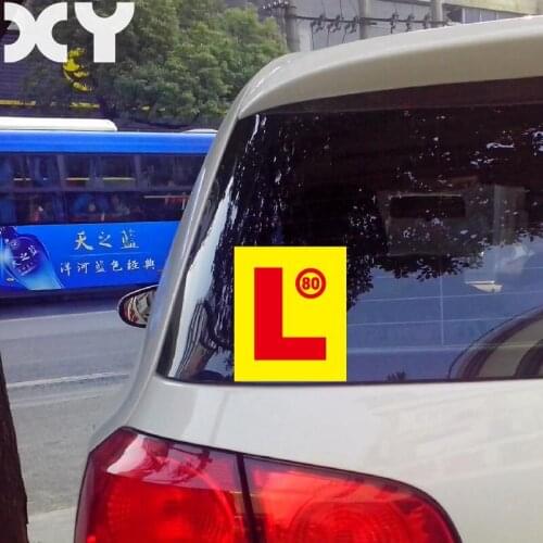 Practice Learner Mark Sign sticker for Cars Waterproof Car Stickers And Vinyl Decals