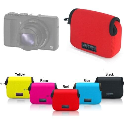 Neoprene camera Bag for SONY HX50 HX60 HX80 HX90 RX100 RX100II V M3 RX100M4 M5 WX500 DSC-HX90V camera Case cover protector pouch