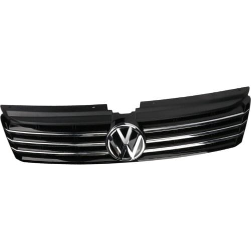 New Front Center Bumper Grille Grill Trim Chrome Logo For VW Volkswagen Bora 2013 2014 2015 18G 853 653 D