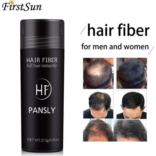 New Authentic Keratin 27.5g Black Hair Building Fiber Spray Powder Hair Loss Concealer Hair Care Growth Products Salon Beauty