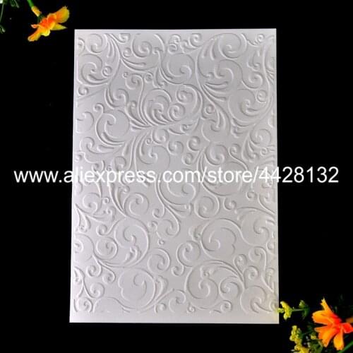 Leaves Plastic Embossing Folder For Scrapbook DIY Album Card Tool Plastic Template 11.9x17cm 9032601