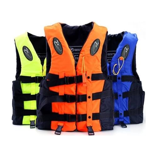 Professional Life Vest For Kids & Women & Men Fishing Safety Jackets Watersport Vests with Whistle