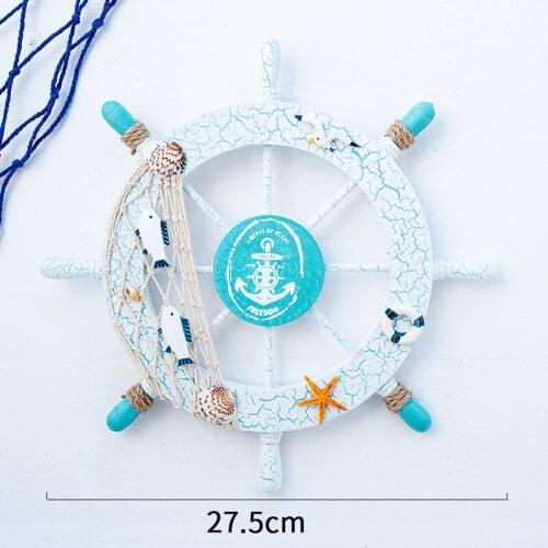 MEDITERRANEAN WIND DECORATION STARFISH FISH BONE PENDANT RUDDER TAG PHOTO FRAME HANGING SIMPLE FISHNET ANCHOR WALL ACCESSORIES