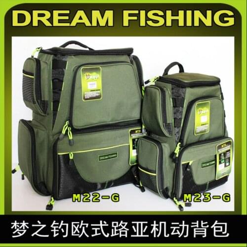 Outdoor backpack big and small size lure bag fishing gear bag kit accessories package European lure fishing Motorized backpack