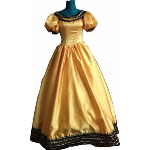Customer to order! Vintage Costumes Victorian 1860S Civil War Gown historical dresses D-092