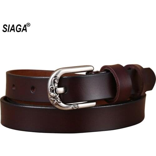 Name Fashion Designer Belt Genuine Leather Female Womens Pin Buckle Metal Belts 18mm Wide Belts for Women 2020 FCO081