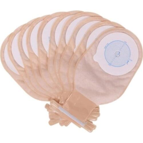 10pcs/box Disposable Colostomy Bag Without Drainage Anti Allergy Breathable Feces Collection Fistula Bag For Surgery Stoma Care