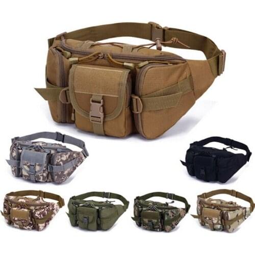 2019 Men Utility Tactical Waist Pack Outdoor Bag Pouch Military Camping Hiking Belt Bags