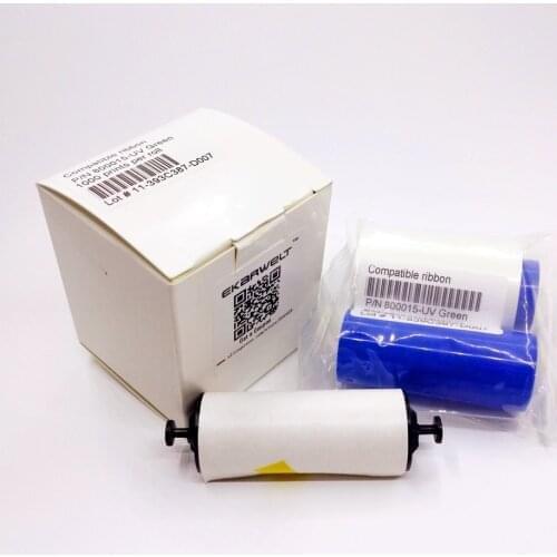 800015-UV Blue Invisiable Ribbon 1000prints Compatible Zebra Javelin Card Printer P310 P330i P430i J310 J330i J420i