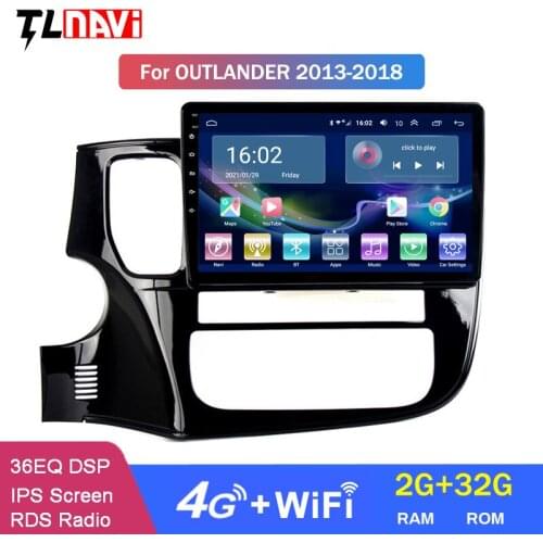 4G LTE 2G RAM For Mitsubishi Outlander 3 GFOW 2012-2018 Car Radio Multimedia Video Player Navigation GPS Android 10