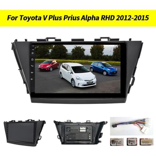 For Toyota Prius V Plus Alpha 2012-2015 RHD Car Multimedia DVD Player Radio Coche Android 10 Octa Core 6G Ram 128G Rom Autoradio