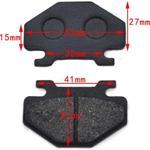 Disc Brake Pad for Motorcycle Electric Scooter Moped Trike