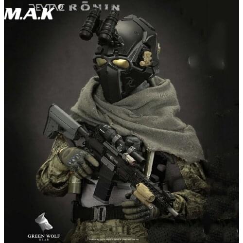 For Collection 1/6 Scale Full Set Green Wolf Gear Devtac Ronin Vagabond Action Figure Model for Fans Collectible Gifts