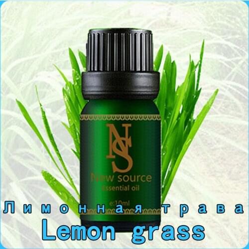 Lemon grass Essential oil 10ml Natural Lemon-Grass Massage-oil Body Skin Aromatherapy essential oilCare Oil Relieve Body