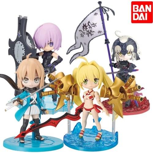 Bandai Fgo Mash Kyrielight Saber Alter Miyamoto Musashi Fate/Grand Order Action Figure Model Modificatie Vervormbare Toys Gift