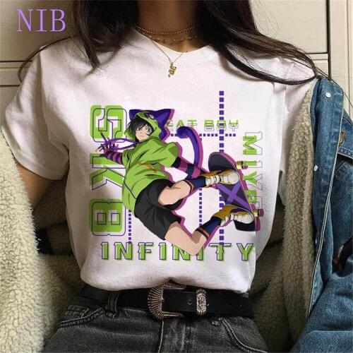 Kawaii cartoon anime printing Tees Harajuku anime Sk8 The Infinity t shirt women gothic punk oversized tops women/mens T-Shirts