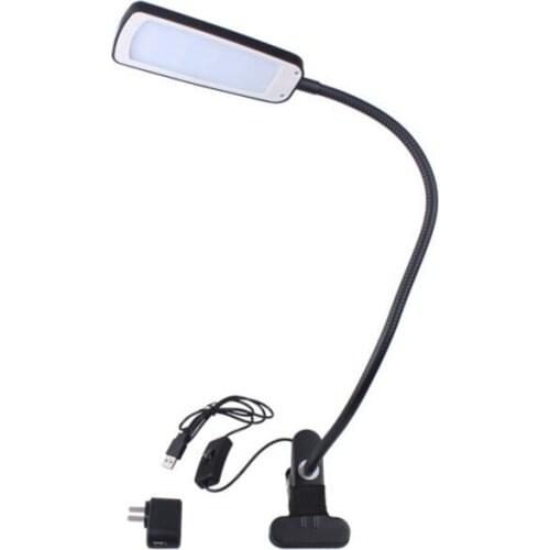 USB+plug adapter LED 360 degree Curved Flexible Desk Lamps For student reading books lighting protect your eyes
