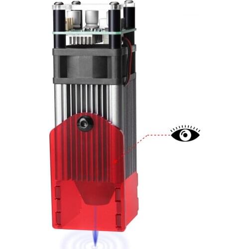 ATOMSTACK 40W 450nm Laser Module Eye Protection Upgraded Fixed-focus Laser Head Compatible with ATOMSTACK CNC Laser Machine