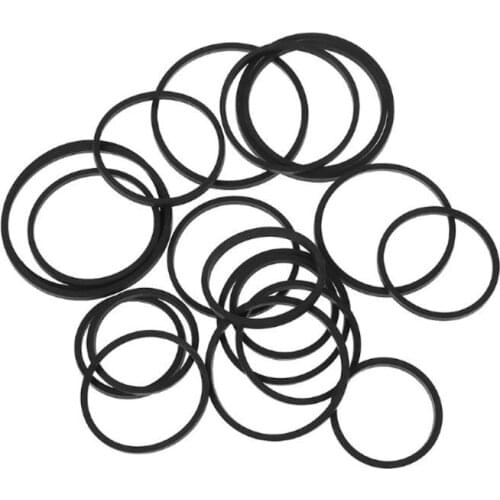 20Pcs 25-135mm Mix Cassette Tape Machine Belt Assorted Common Belt for Recorder D08A