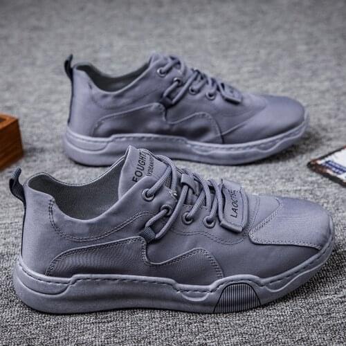 2021 summer ice silk comfortable mens shoes with breathable board shoes Korean version of the trend casual shoes net red shoes