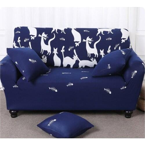 Washable sofa cover Knit slip-proof sofa cover Elastic Print all-inclusive couch cover Simple modern Slipcover XZS-1