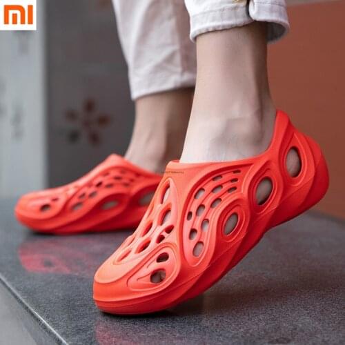 2020 Xiaomi Mijia Coconut Sandals Mens Summer Lightweight and Comfortable Hollow Personality Sandals Beach Shoes For Smart Home