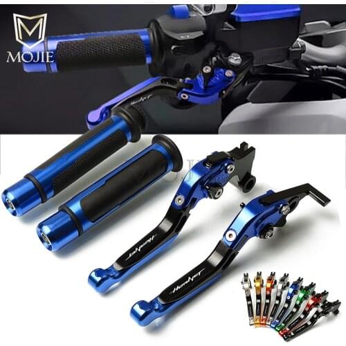 Motorcycle CNC Adjustable Foldable Brake Clutch Lever Handle Grips Set For Honda CB900F Hornet CB919 CB 919 900 F 2002-2007