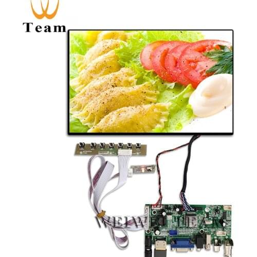 Wisecoco laptop and tablet 10.1 inch 1280x800 tft ips lcd screen lvds vga usb audio av input driver board