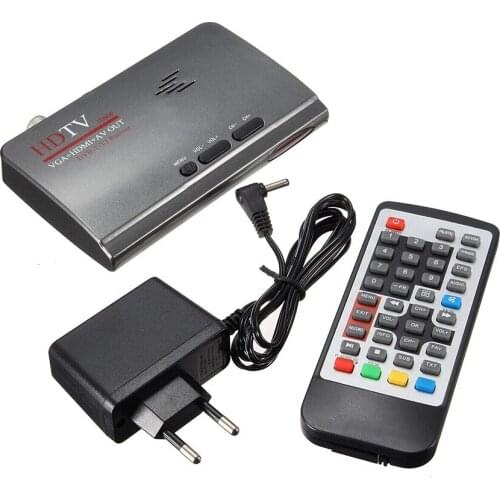 AV to VGA Adapter, Composite AV Video To VGA Converter With HDMI-CompatiblE PC To TV Video Switch Box For HDTV, Monitors, Laptop