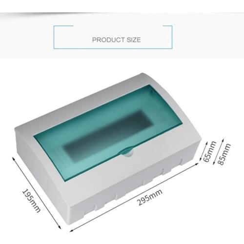 10 - 13ways Home Plastic Junction Box Indor Wall Distribution Box for Circuit Breaker