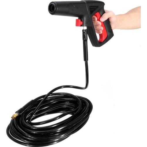 Newest High Pressure Washer Cleaning Trigger Spray-Gun Lance Sprayer Cleaning Tool + 15M Tube For K K Series Car Washer