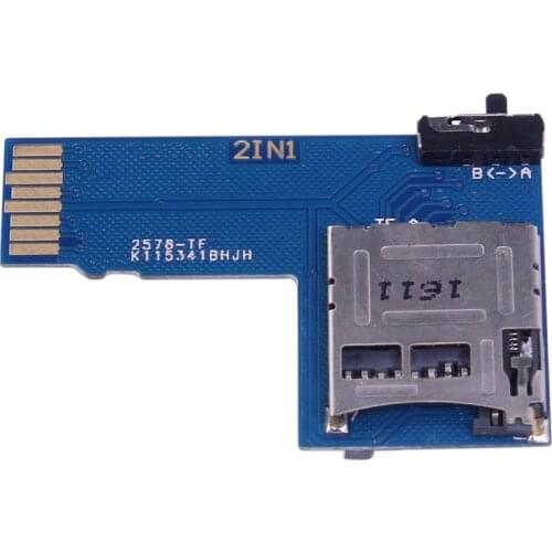 Retail 2 In 1 Dual System Tf Micro- Sd Card Adapter Memory Board For Raspberry Pi Zero W