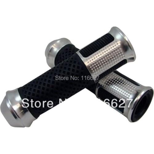 Handlebar CNC Rubber Hand Grips BLUE 7/8" for Honda CBR GSX-R Ninja R1 R6 Yamaha YZ WR TTR XR CRF DRZ KLR KX