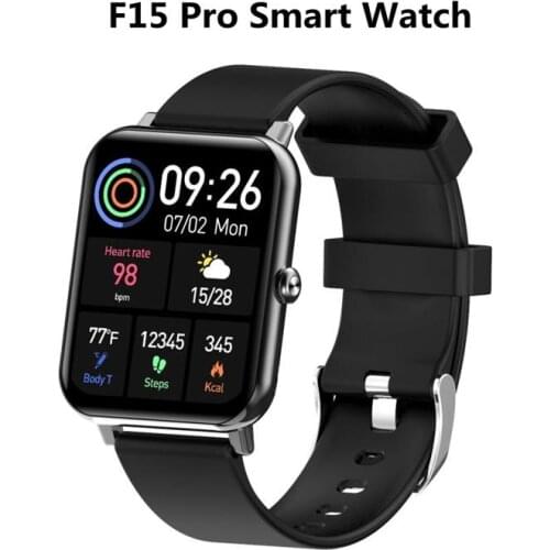Smart Watch Men Full Touch Screen Sport Fitness Watch F15 Pro Smart Bracelet Band Waterproof For Android Ios Smartwatch Men+Box