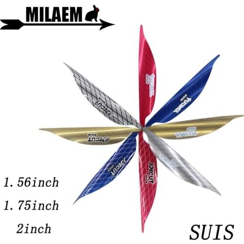 50pcs Archery Spiral Feather 1.56inch/1.75inch /2inch Spin Right Wing Carbon Aluminum Arrow Compund Recurve Shooting Accessories