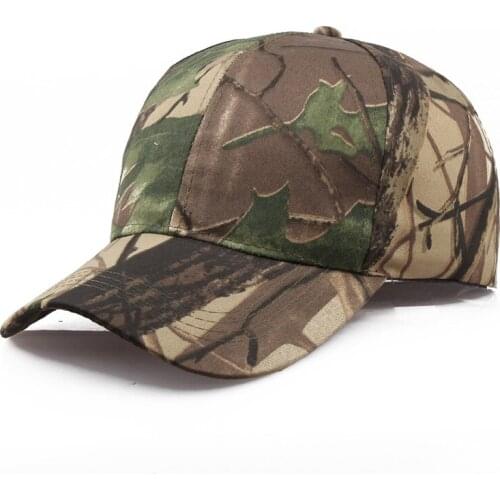 Unisex Baseball Cap Leaves Jungle Camouflage Snapback Men Women Adjustable Tactical Sports Hats Hip Hop Sun Cap Casquette CP0278