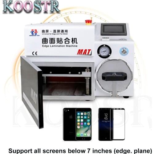 High Pressure Universal oca laminating machine LCD Laminator For Samsung Edge Curve Screen iPhone LCD Refurbish With 6sets molds