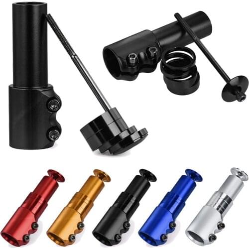 Bike Fork Stem Extender Adjustable Handlebar Riser Aluminum Alloy Fork Stem Adapter for Mountain Bike Folding Bike MC889