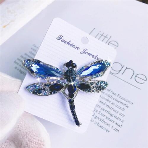 Vintage corsage animal brooch dragonfly brooch silk scarf buckle womens mens fashion jewelry badge brooch pin
