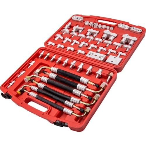 Hi Performance A/C Compressor Pipe Leaking Detector Detection Tester Manifold Tool Kit