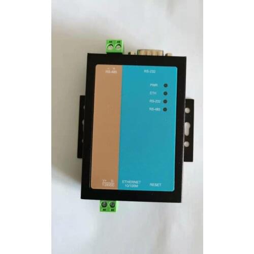 2 Port Isolated Serial Device Server RS232 + RS485 to Ethernet, Modbus RTU to Modbus TCP Gateway, Win10 64bit