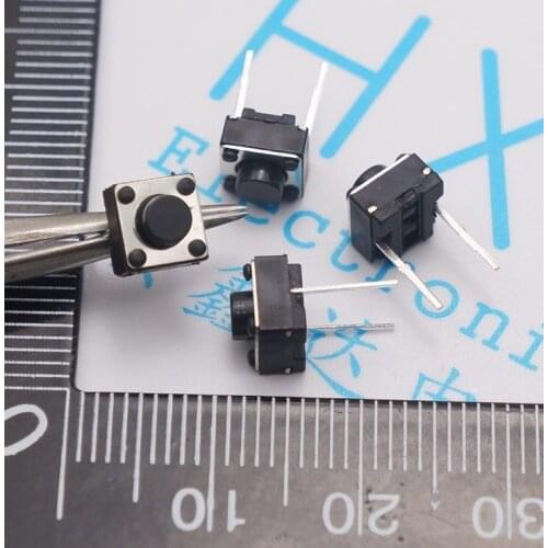 400pcs Tact Switch Tact Switch 6*6*5 2 feet vertical PIN micro switch / button switch DIP