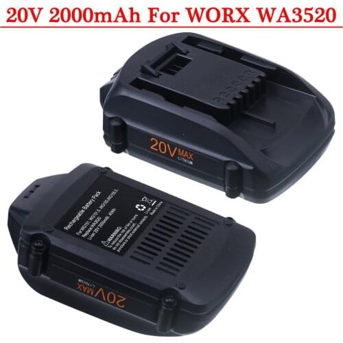 20V 2000mah Power Tools Battery WA3525 Replacement Battery For WORX WA3742 WG155 WG160 WG255 WG545 WA3520 WA3525 WA3760 WA3553