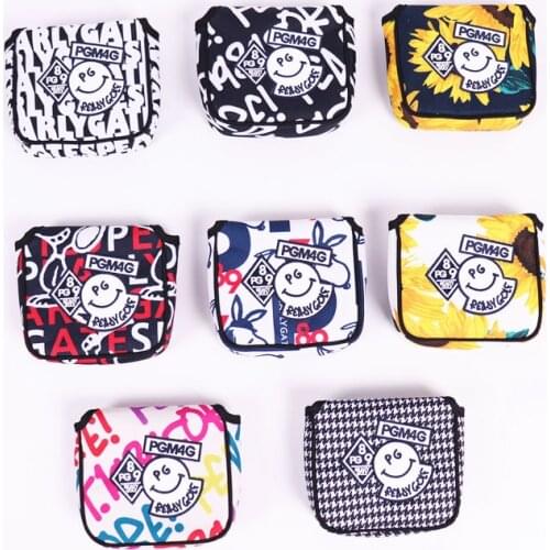 Golf Putter Cover Magnetic Closure PU Leather PG Golf Putter Headcover gplf accessory